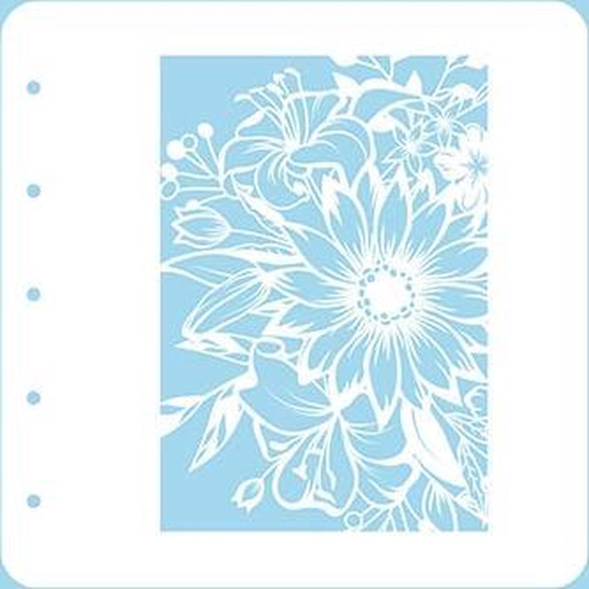 COLST001 Magnetic Stencil Colour Set Flower-1